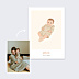 Affiche Naissance Bébé en illustration vectorielle