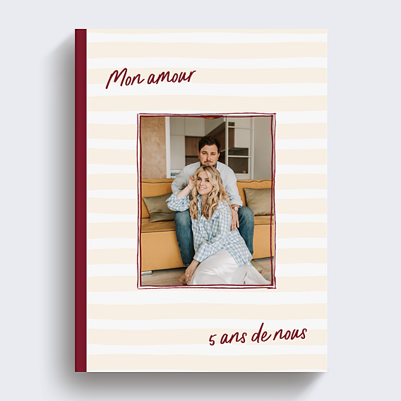 Album photo anniversaire Red notes