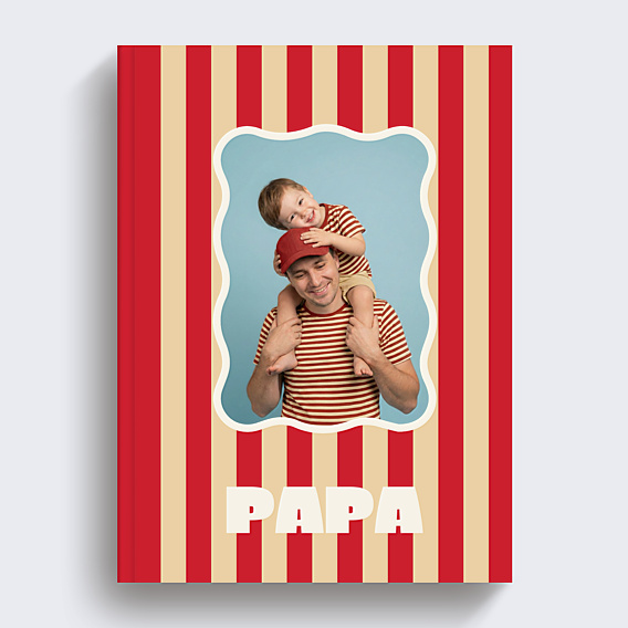 Album photo famille Rayures d'amour papa