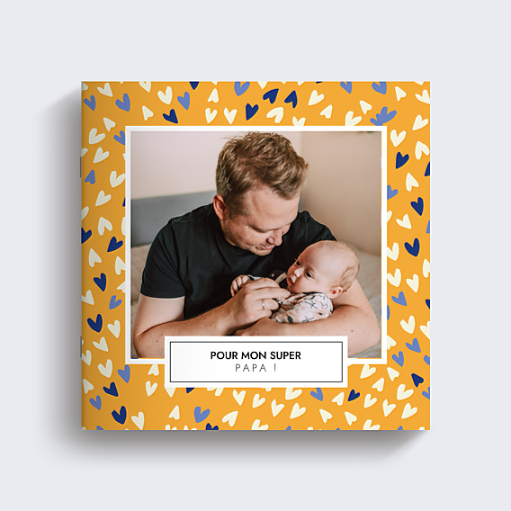 Album photo famille Motif petits cœurs