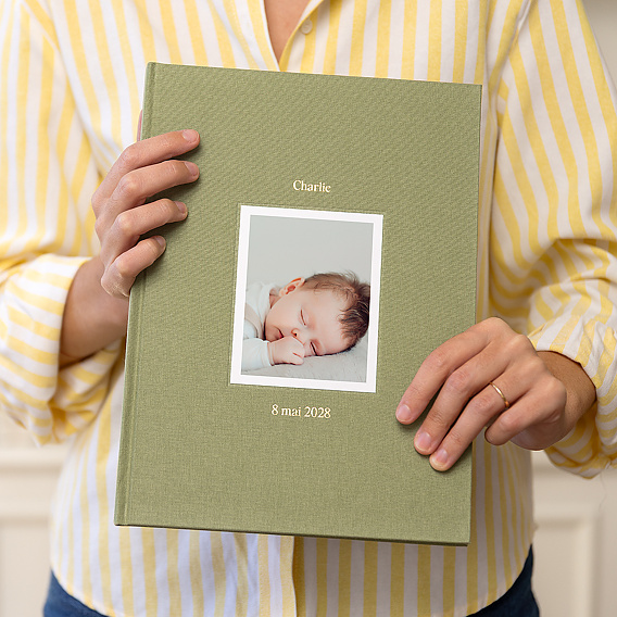 Albums Album photo tissu embossé et dorure
