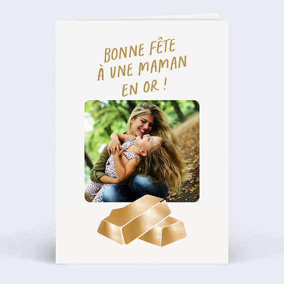 Fête des Mères Maman en or