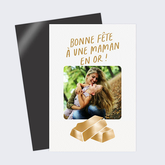 Fête des Mères Maman en or