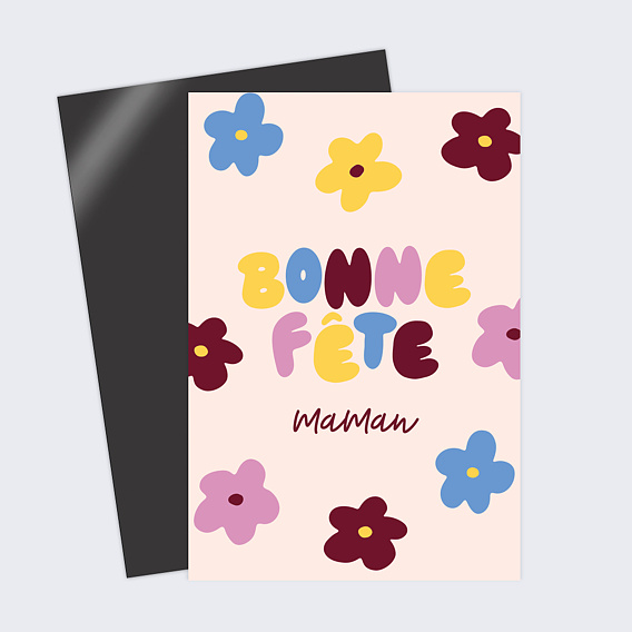 Fête des Mères Fleurs wavy