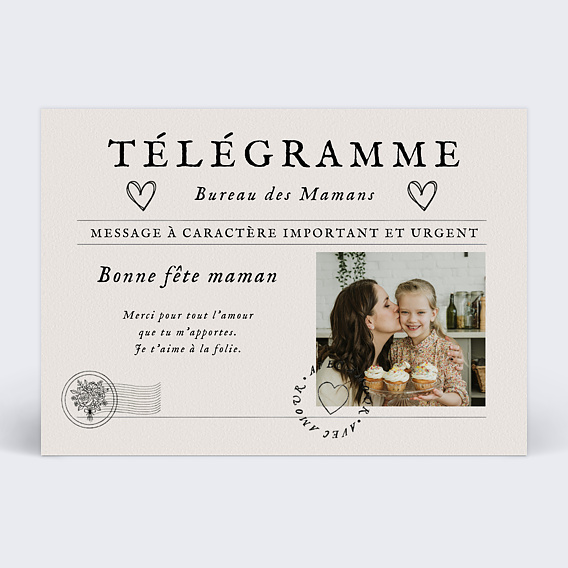 Fête des Mères Télégramme