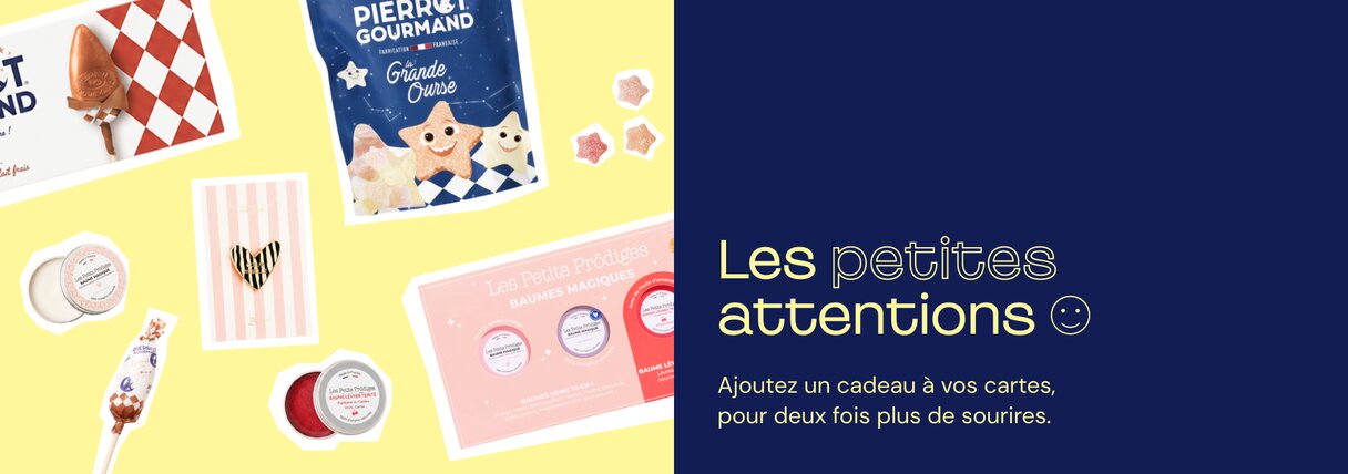 Sachets de petites attentions thé, café, graines et bonbons