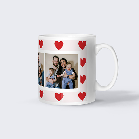 Mug famille 1001 coeurs