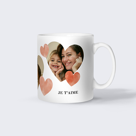 Mug famille Eclats de coeurs