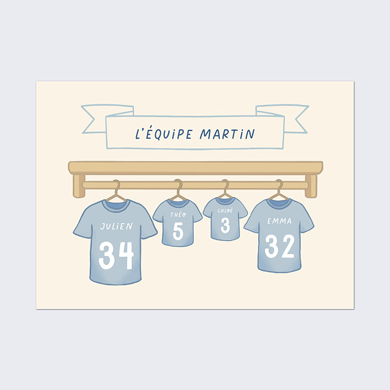 Affiche famille Famille t-shirt