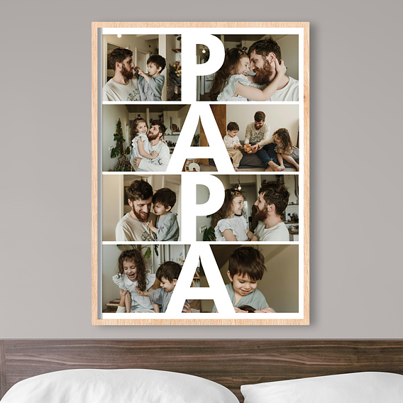 Affiche famille Papa vertical