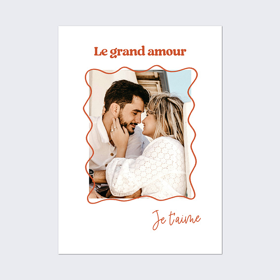 Poster famille Wavy Imparfait