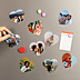 Magnets Magnet photo cœur