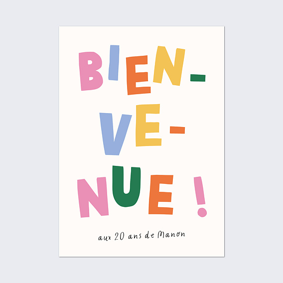 Affiche anniversaire Grand Évènement