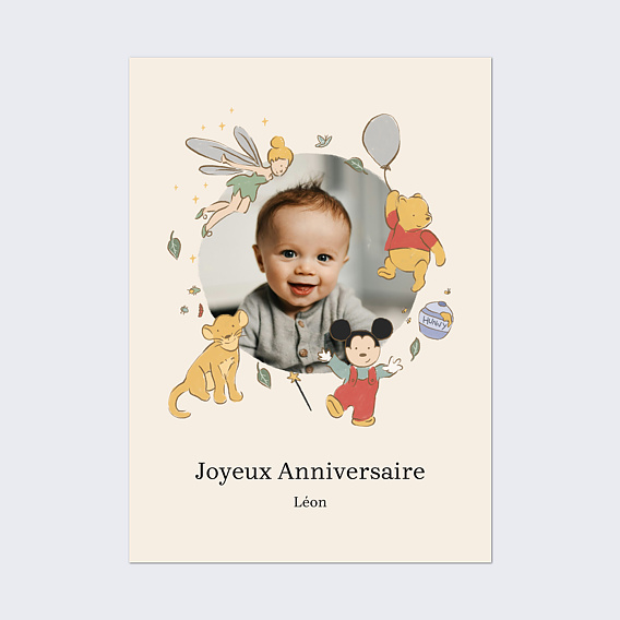 Affiche anniversaire Monde magique