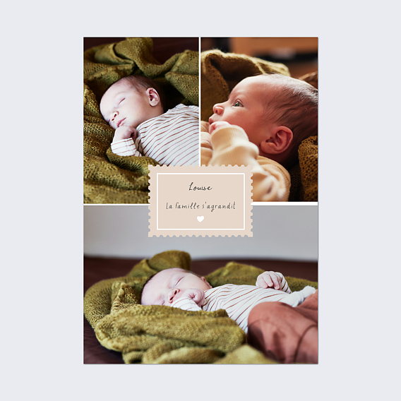 Affiche naissance Citation famille