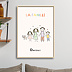 Poster personnalisé Famille dessinée