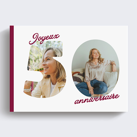Album photo anniversaire 50 ans en photos