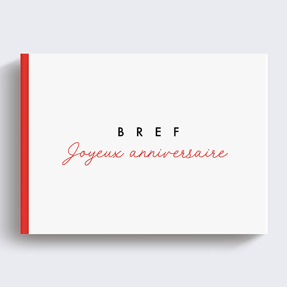 Album photo anniversaire Bref Joyeux Anniversaire