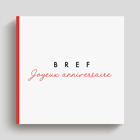 Album photo anniversaire Bref Joyeux Anniversaire