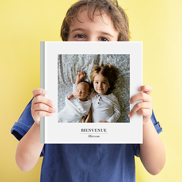 Livre Photo Bébé Tissu Personnalisé, album photo pour enfant