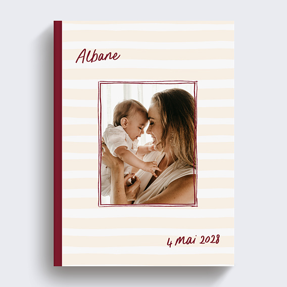 Album photo naissance Red notes