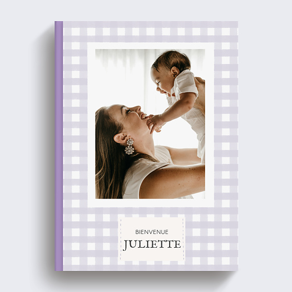Album photo naissance Vichy lila