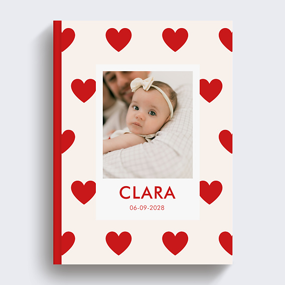 Album photo naissance 1001 cœurs