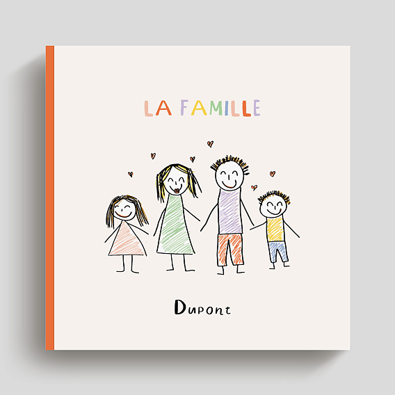 Album photo famille Famille dessinée