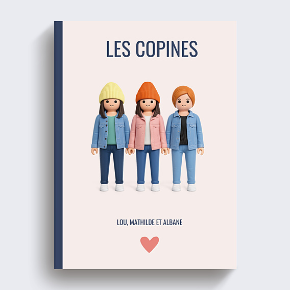 Album Photo Famille Portrait en figurine