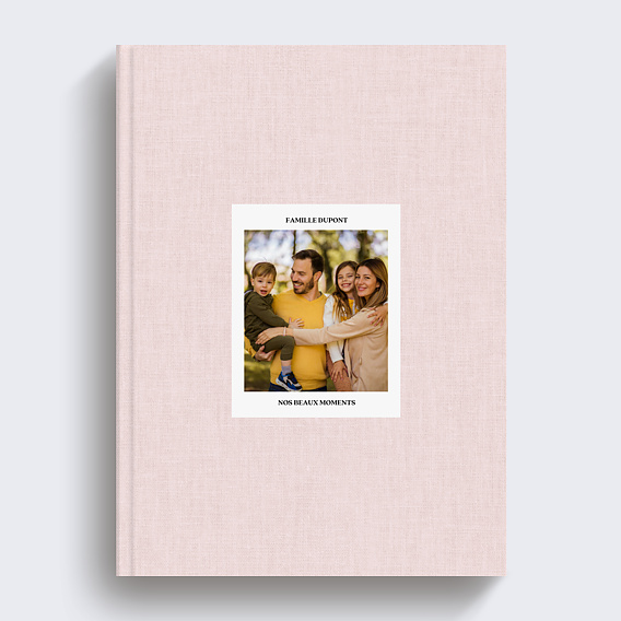 Album photo famille Tissu embossé