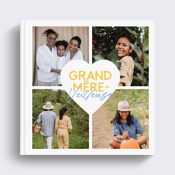 Album photo famille Grand-mère-veilleuse