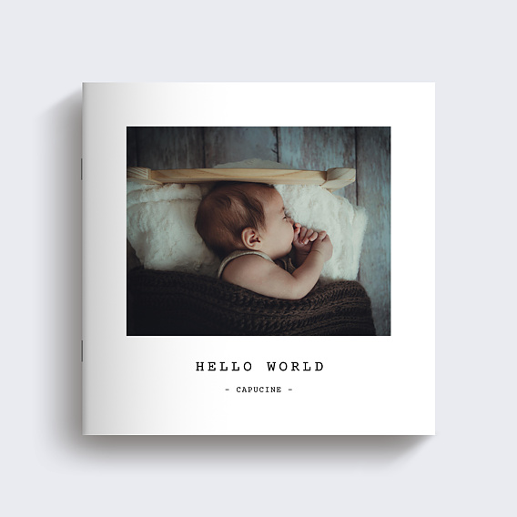 Album photo naissance Polaroid