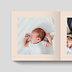 Album photo bébé Etiquette Poudrée Page 1