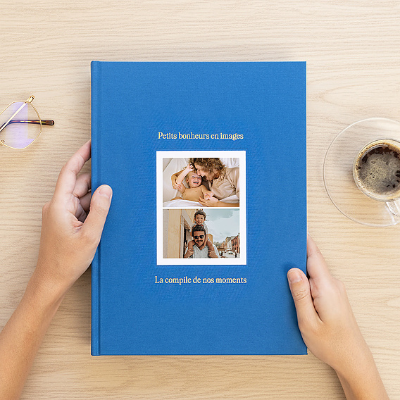 Albums Album photo tissu embossé et dorure