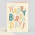 Carte anniversaire adulte Grand Happy Birthday