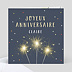 Carte anniversaire adulte Magic Candle