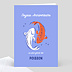 Carte anniversaire adulte Astro Poisson