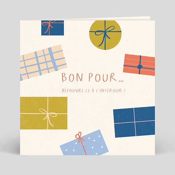 Carte anniversaire adulte Carte Cadeaux