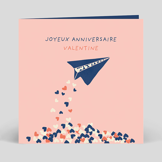 Carte anniversaire adulte Expédition de Bisous