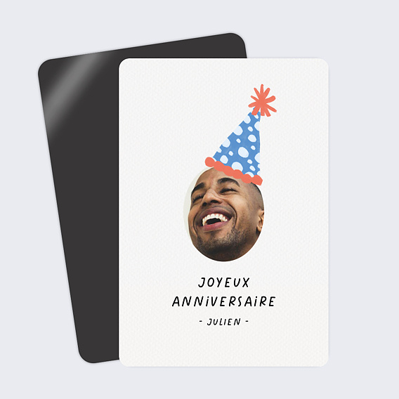 Carte anniversaire Chapeau de Fête