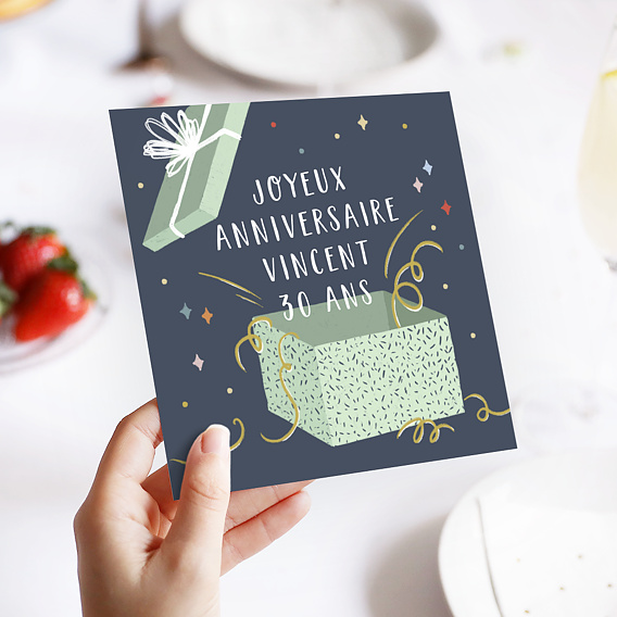 Carte Anniversaire Chic Popcarte