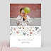 Carte Anniversaire enfant Frise Fleurie