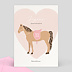 Carte anniversaire enfant Grand Cheval