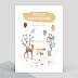 Carte Anniversaire enfant Petite Prairie en Fête