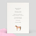 Carte Anniversaire enfant Grand Cheval Verso