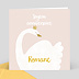 Carte Anniversaire enfant Cygne