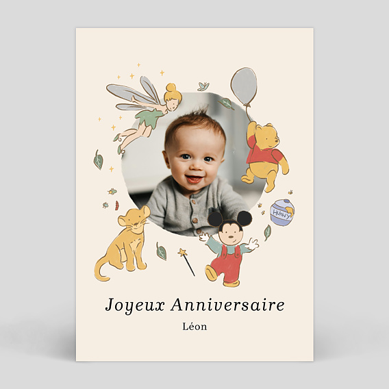 Carte anniversaire enfant Royaume Magique