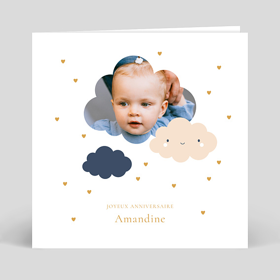 Carte anniversaire enfant Petit Nuage