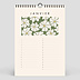 Calendrier photo Fleurs Vintage Janvier