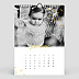 Calendrier photo Graphique Chic (13 Photos) Janvier